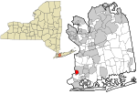 Nassau County New York incorporated and unincorporated areas South Valley Stream highlighted